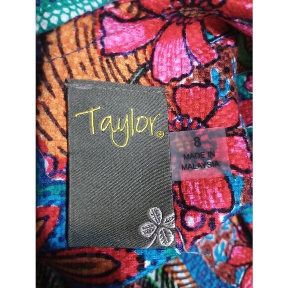 Taylor Dress Ladies 8 Sleeveless 70s Cutout - Picture 5 of 7